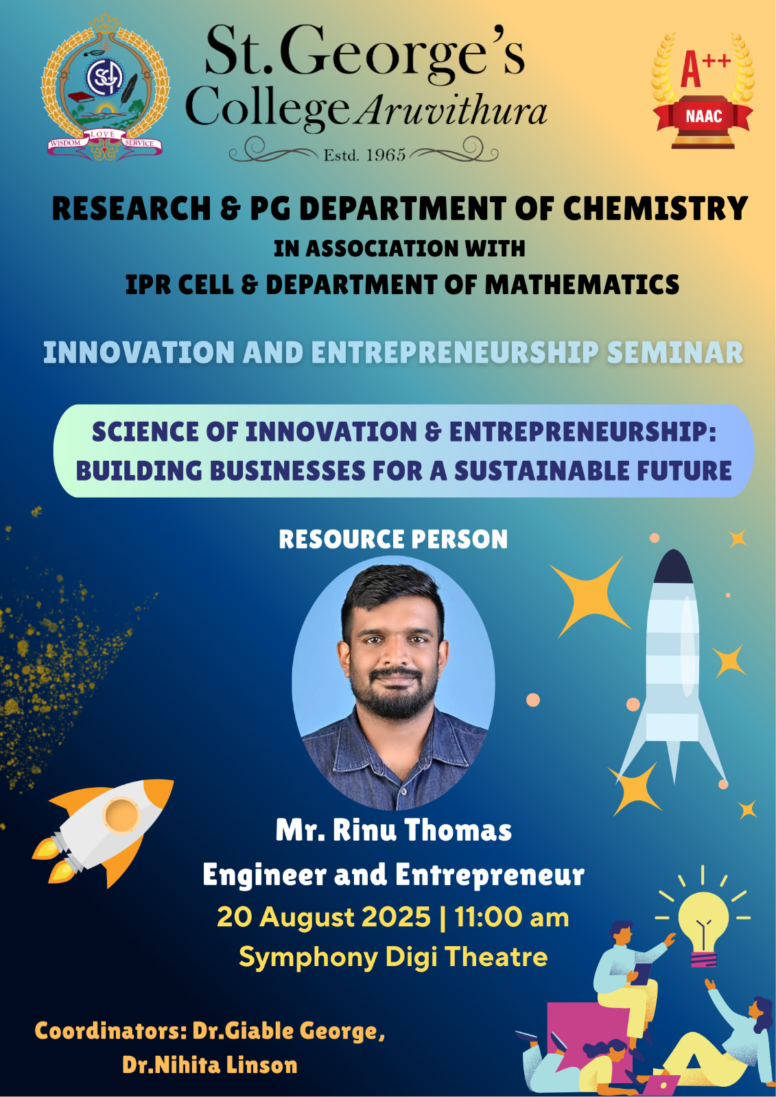 Talk on Innovation and Entrepreneurship